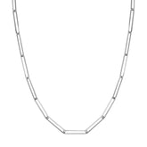 Sterling Silver Paper Clip Chain